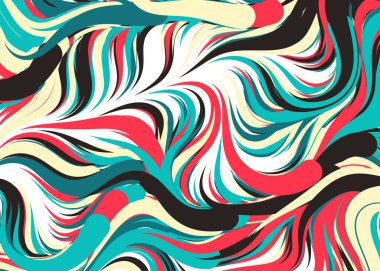 Soyut Perlin Gürültüsü Geometrik Düzen üretken hesaplama sanatı çizimi