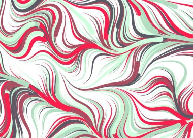 Dalgalı soyut duvar kağıdı, vektör illüstrasyonu