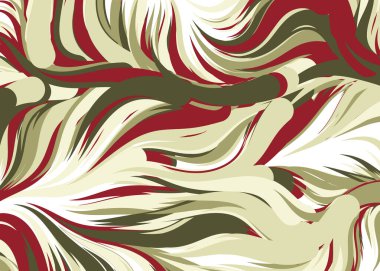 Dalgalı soyut duvar kağıdı, vektör illüstrasyonu