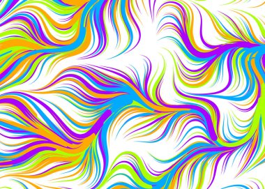 Dalgalı soyut duvar kağıdı, vektör illüstrasyonu