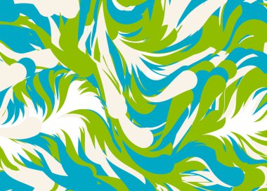 Dalgalı soyut duvar kağıdı, vektör illüstrasyonu