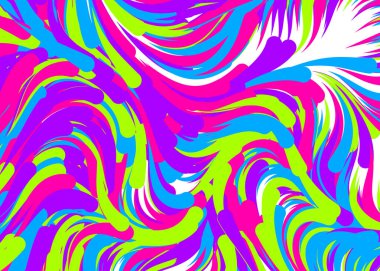 Dalgalı soyut duvar kağıdı, vektör illüstrasyonu