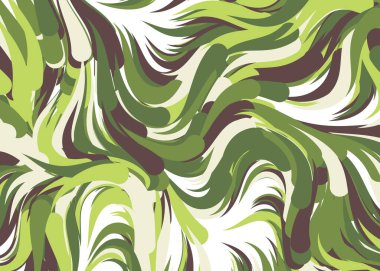 Dalgalı soyut duvar kağıdı, vektör illüstrasyonu