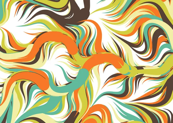 Dalgalı soyut duvar kağıdı, vektör illüstrasyonu