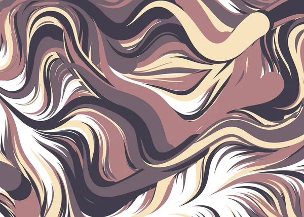 Dalgalı soyut duvar kağıdı, vektör illüstrasyonu