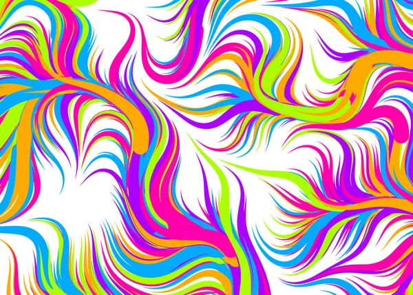 Dalgalı soyut duvar kağıdı, vektör illüstrasyonu