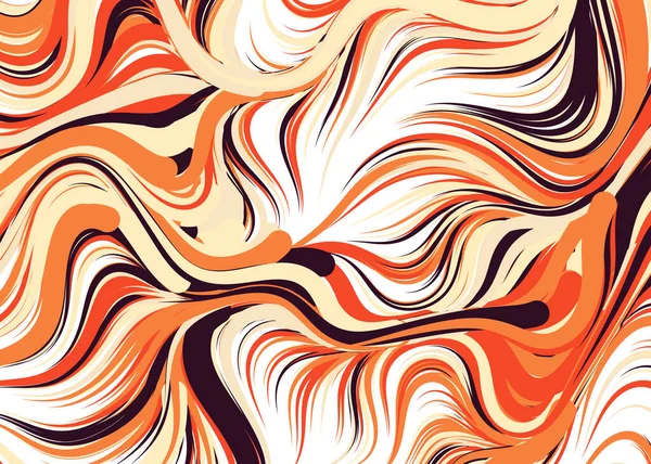 Dalgalı soyut duvar kağıdı, vektör illüstrasyonu