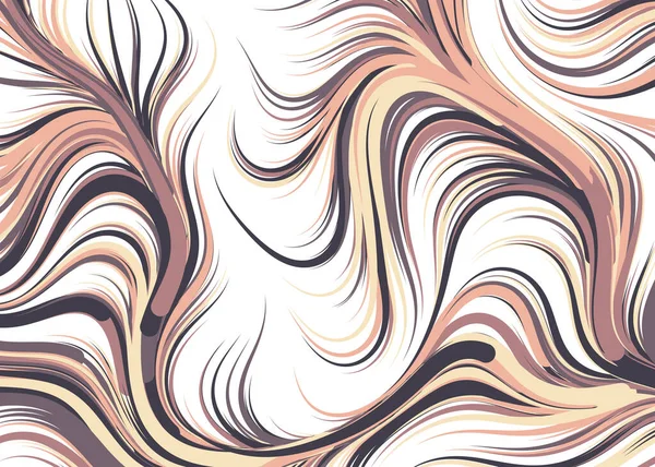 Abstraktní Tapeta Vlnami Vektorová Ilustrace — Stockový vektor
