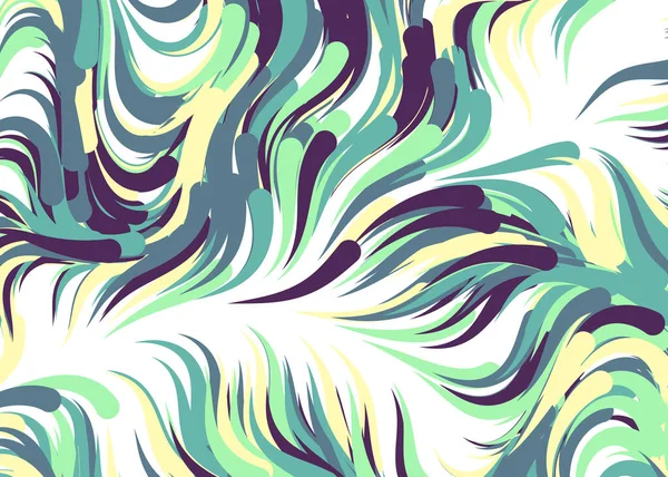 Abstract Perlin Noise Geometric Pattern Generative Computational Art Illustration — Vetor de Stock