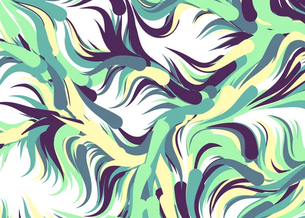 Abstract Perlin Noise Geometric Pattern Generative Computational Art Illustration — Vetor de Stock