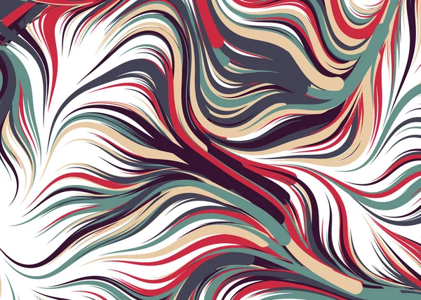 Dalgalı soyut duvar kağıdı, vektör illüstrasyonu