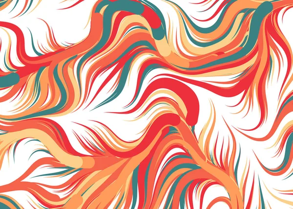 Fondo Pantalla Abstracto Con Ondas Ilustración Vectorial — Archivo Imágenes Vectoriales