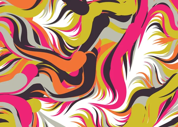 Dalgalı soyut duvar kağıdı, vektör illüstrasyonu