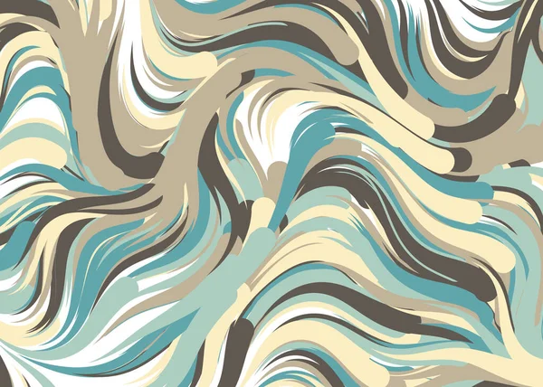 Αφηρημένη Ταπετσαρία Κύματα Διανυσματική Απεικόνιση — Διανυσματικό Αρχείο