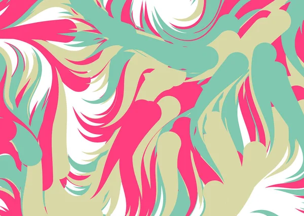 Dalgalı soyut duvar kağıdı, vektör illüstrasyonu