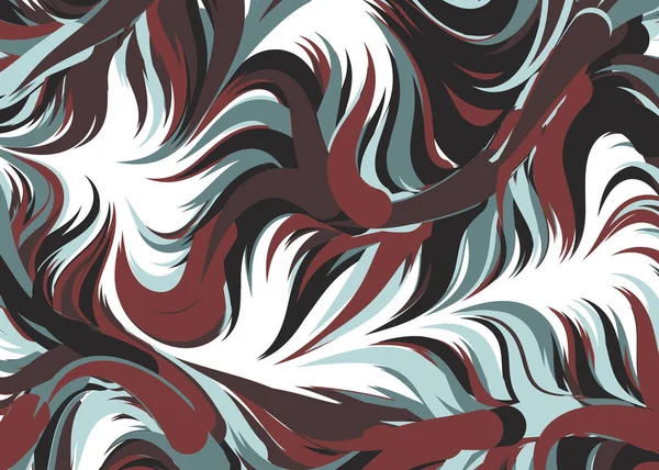 Abstract Perlin Noise Geometric Pattern Generative Computational Art Illustration — Vetor de Stock