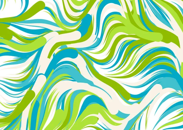 Papel Parede Abstrato Com Ondas Ilustração Vetorial — Vetor de Stock