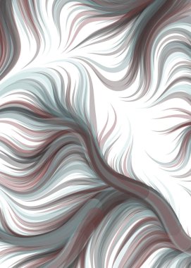 Abstract chaotic waves, flowing Pattern, vector illustration