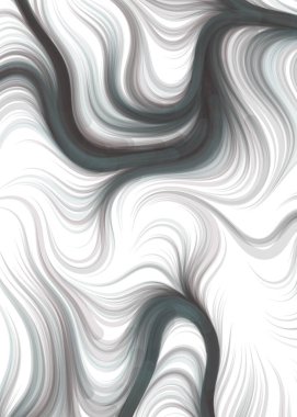 Abstract chaotic waves, flowing Pattern, vector illustration
