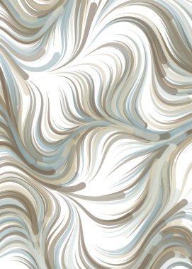 Abstract chaotic waves, flowing Pattern, vector illustration