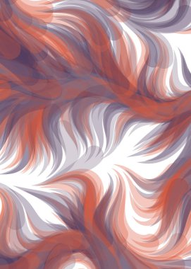 Abstract chaotic waves, flowing Pattern, vector illustration
