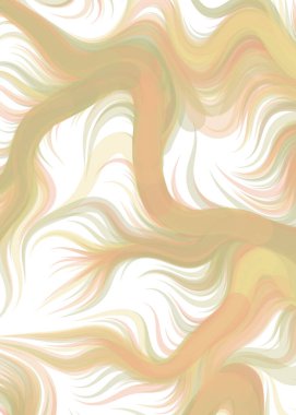 Abstract chaotic waves, flowing Pattern, vector illustration