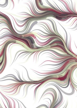 Abstract chaotic waves, flowing Pattern, vector illustration