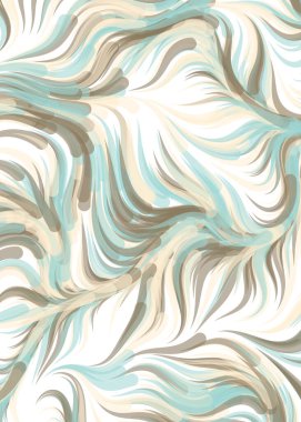 Abstract chaotic waves, flowing Pattern, vector illustration
