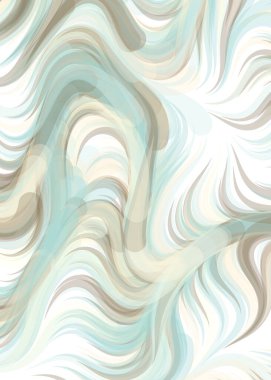 Abstract chaotic waves, flowing Pattern, vector illustration