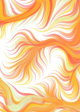 Abstract chaotic waves, flowing Pattern, vector illustration