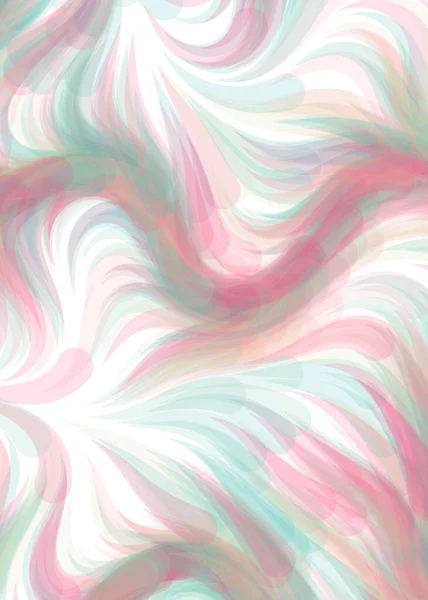 Abstract Chaotic Waves Flowing Pattern Vector Illustration — 스톡 벡터