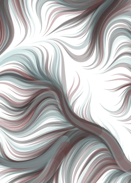 Abstract chaotic waves, flowing Pattern, vector illustration