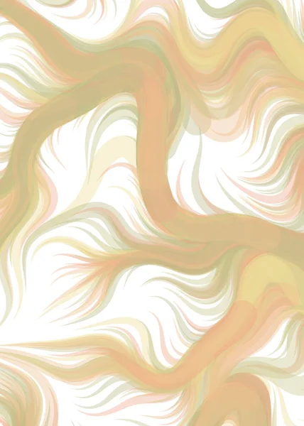 Abstract Chaotic Waves Flowing Pattern Vector Illustration — Stok Vektör