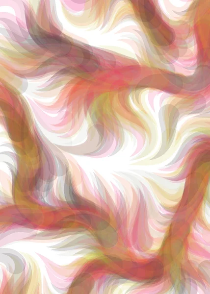 Abstract Chaotic Waves Flowing Pattern Vector Illustration — Stok Vektör