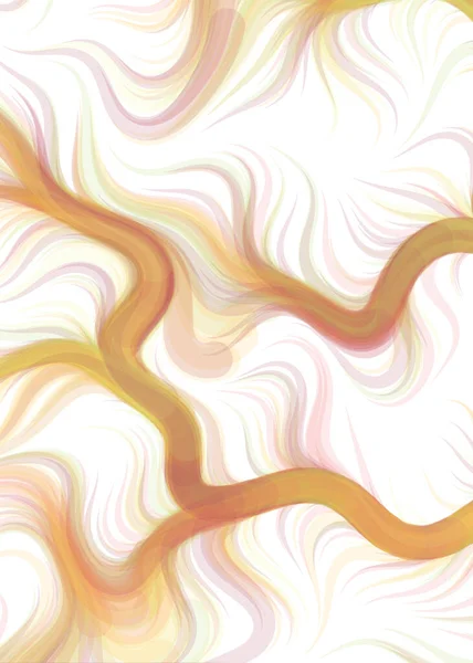 Abstract Chaotic Waves Flowing Pattern Vector Illustration — стоковый вектор