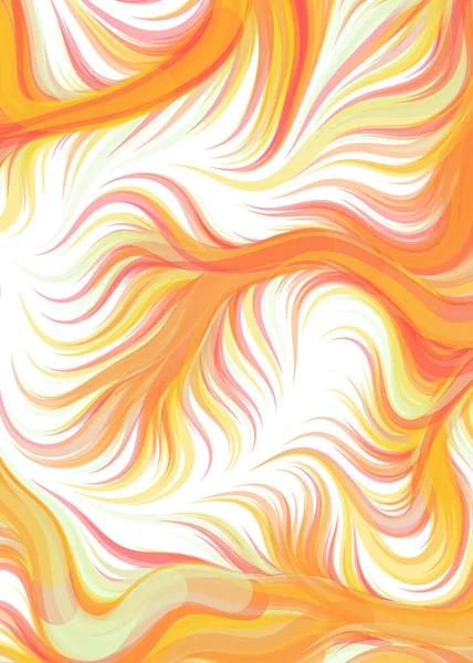 Abstract Chaotic Waves Flowing Pattern Vector Illustration — Vettoriale Stock