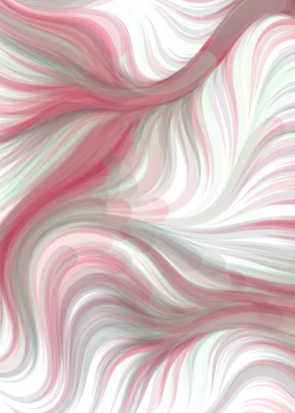 Abstract Chaotic Waves Flowing Pattern Vector Illustration — 图库矢量图片