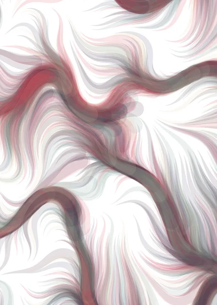 Abstract chaotic waves, flowing Pattern, vector illustration