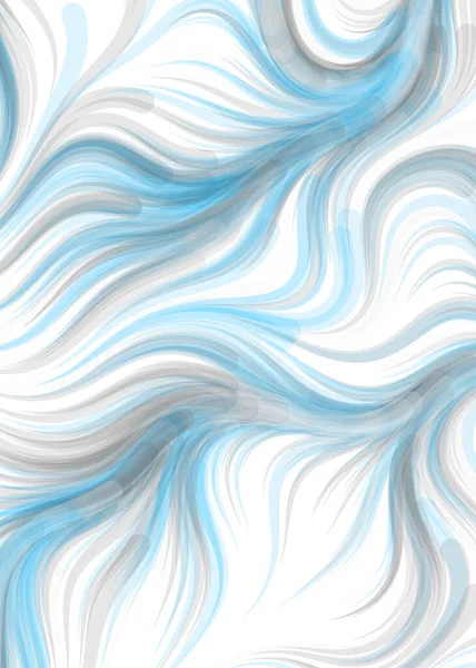 Abstract Chaotic Waves Flowing Pattern Vector Illustration — Vector de stock