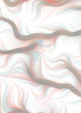 Abstract chaotic waves, flowing Pattern, vector illustration