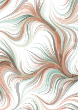 Abstract chaotic waves, flowing Pattern, vector illustration
