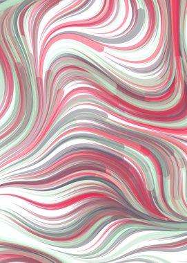 Abstract chaotic waves, flowing Pattern, vector illustration