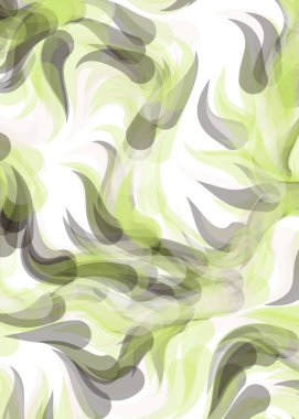 Abstract chaotic waves, flowing Pattern, vector illustration