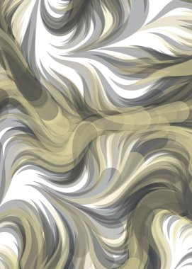 Abstract chaotic waves, flowing Pattern, vector illustration