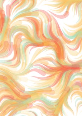 Abstract chaotic waves, flowing Pattern, vector illustration