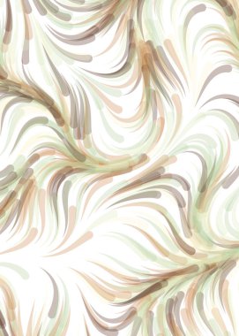 Abstract chaotic waves, flowing Pattern, vector illustration