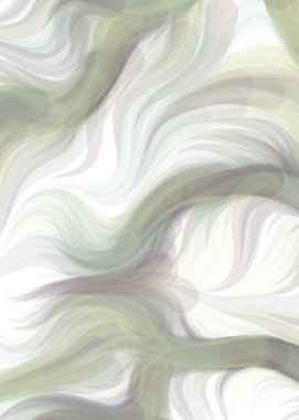 Abstract chaotic waves, flowing curve Pattern, vector illustration