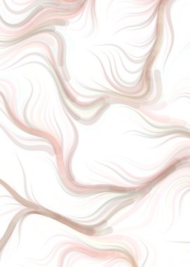 vector illustration, Abstract chaotic waves, flowing curve background
