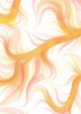 vector illustration, Abstract chaotic waves, flowing curve background