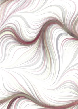 vector illustration, Abstract chaotic waves, flowing curve background